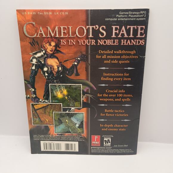 Prima Games Lot of 3 PS2 Guides Summoner Onimusha Legion The Legend of Excalibur - Picture 10 of 11